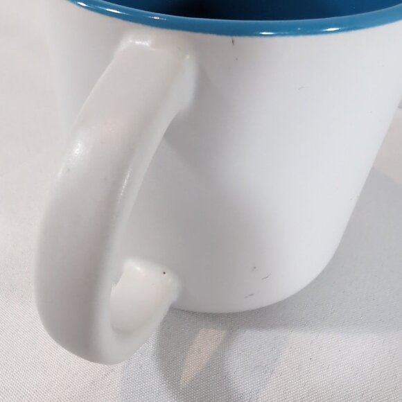 Macintosh Apple Mac Vintage Rare Mug White Blue Ceramic Coffee Tea Computer - Picture 15 of 15